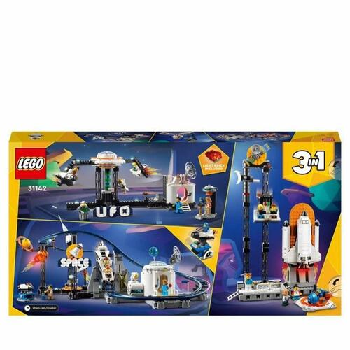 LEGO Creator 31142 Space Rollercoaster - 3-i-1 byggelegetøj, 874 dele
