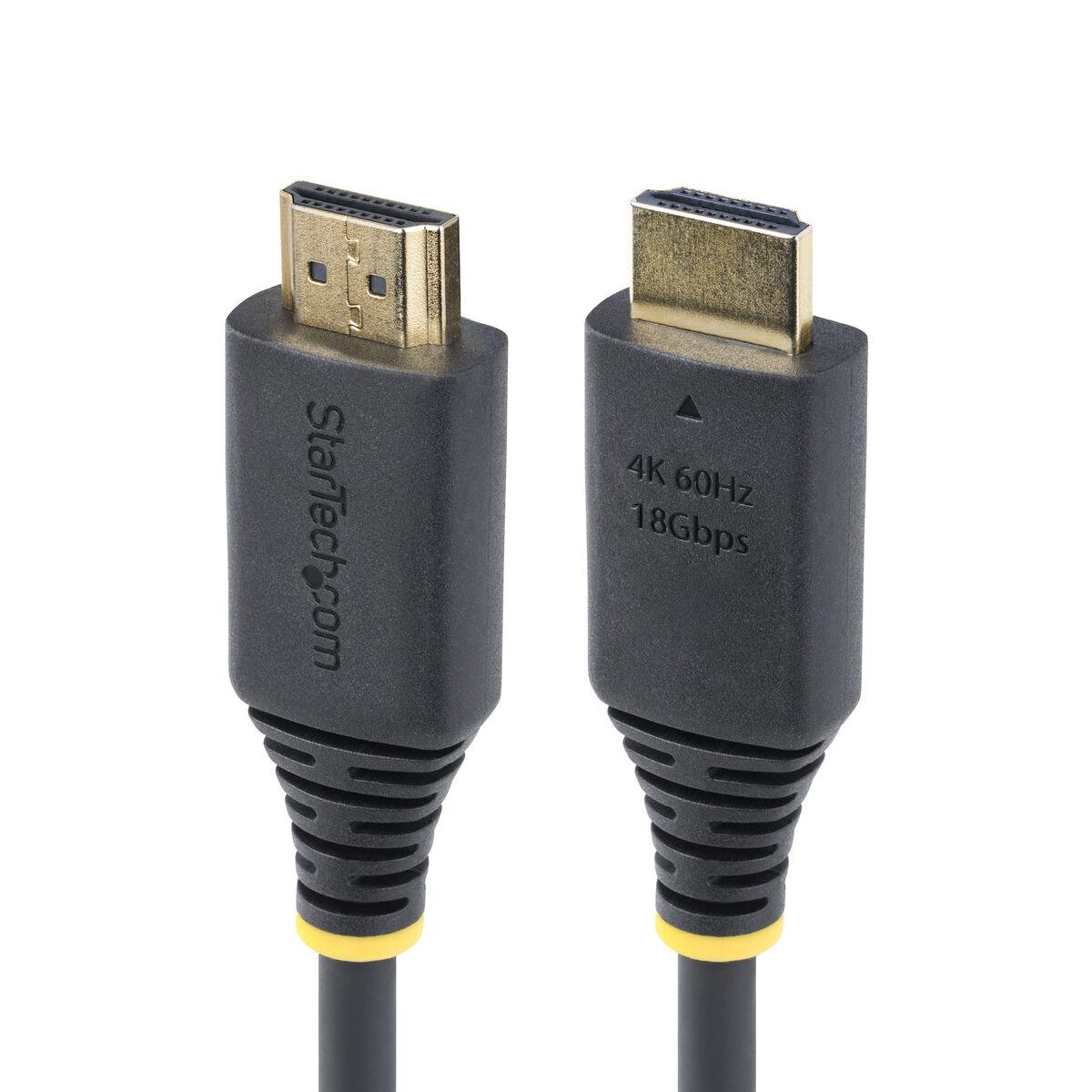 Startech HDMI2-CABLE-4K60-30C - HDMI-kabel 4K 60 Hz, 18 Gbps, sort
