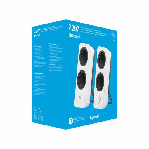 Logitech Z207 Bluetooth-højttalere 5 W - Hvid
