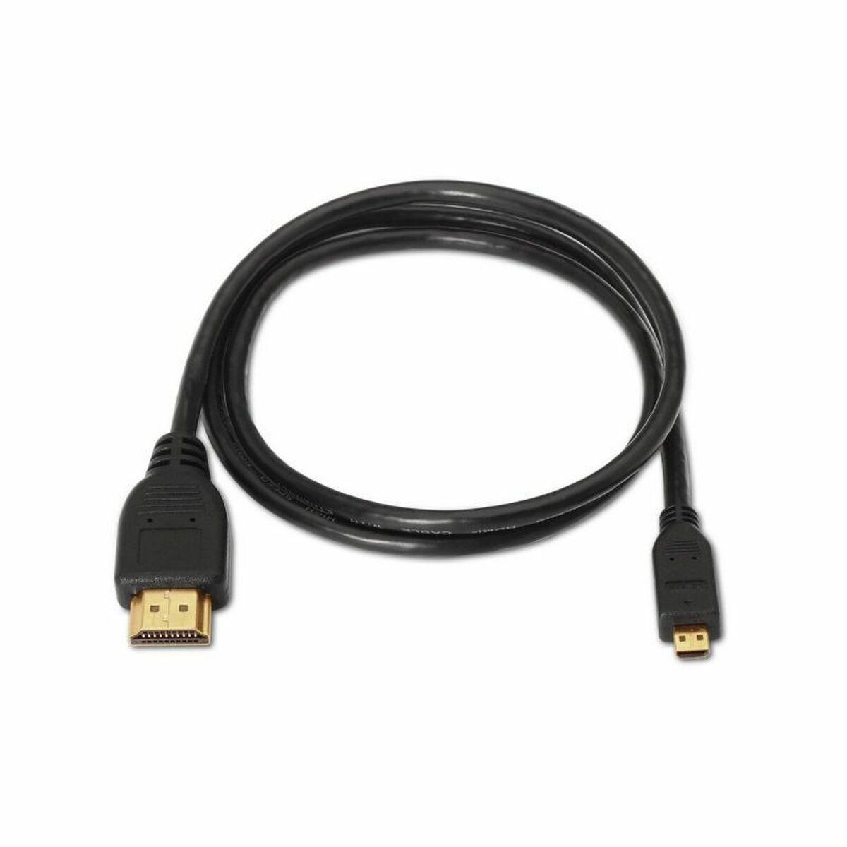 Aisens HDMI til Micro HDMI-kabel 80 cm - Sort