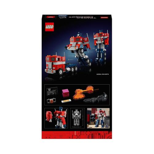 Lego Icons 10302 Optimus Prime Transformers byggesæt (1.508 dele)