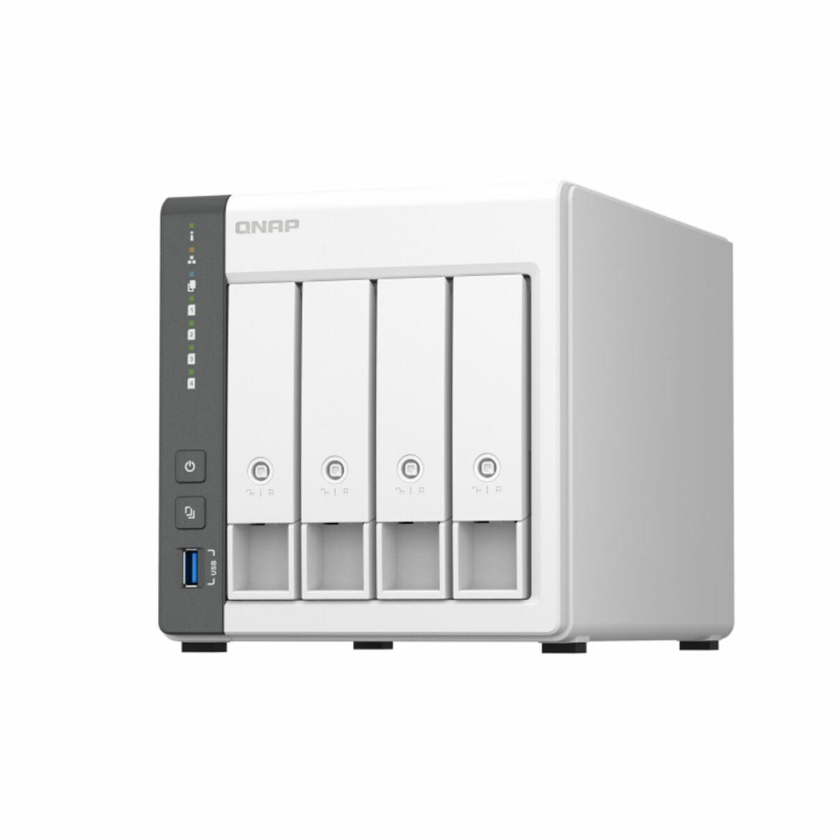 QNAP TS-433 - NAS-server - 4 bays - SATA 6Gb/s - RAID 0, 1, 5, 6, 10, JBOD, 50, 60 - RAM 4 GB - Gigabit Ethernet / 2.5 Gigabit Ethernet - iSCSI support