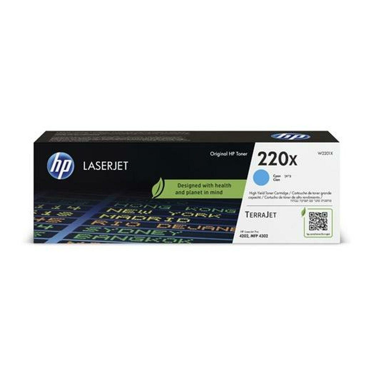 HP 220X TerraJet toner - Cyan (original) billede