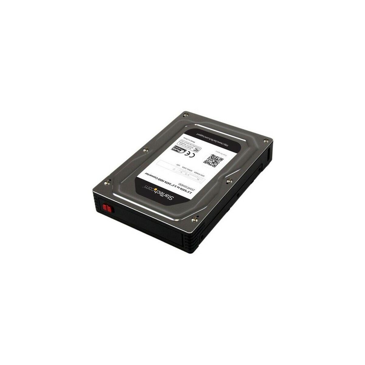 Startech lomme til harddisk 25SAT35HDD 2,5" - sort aluminium