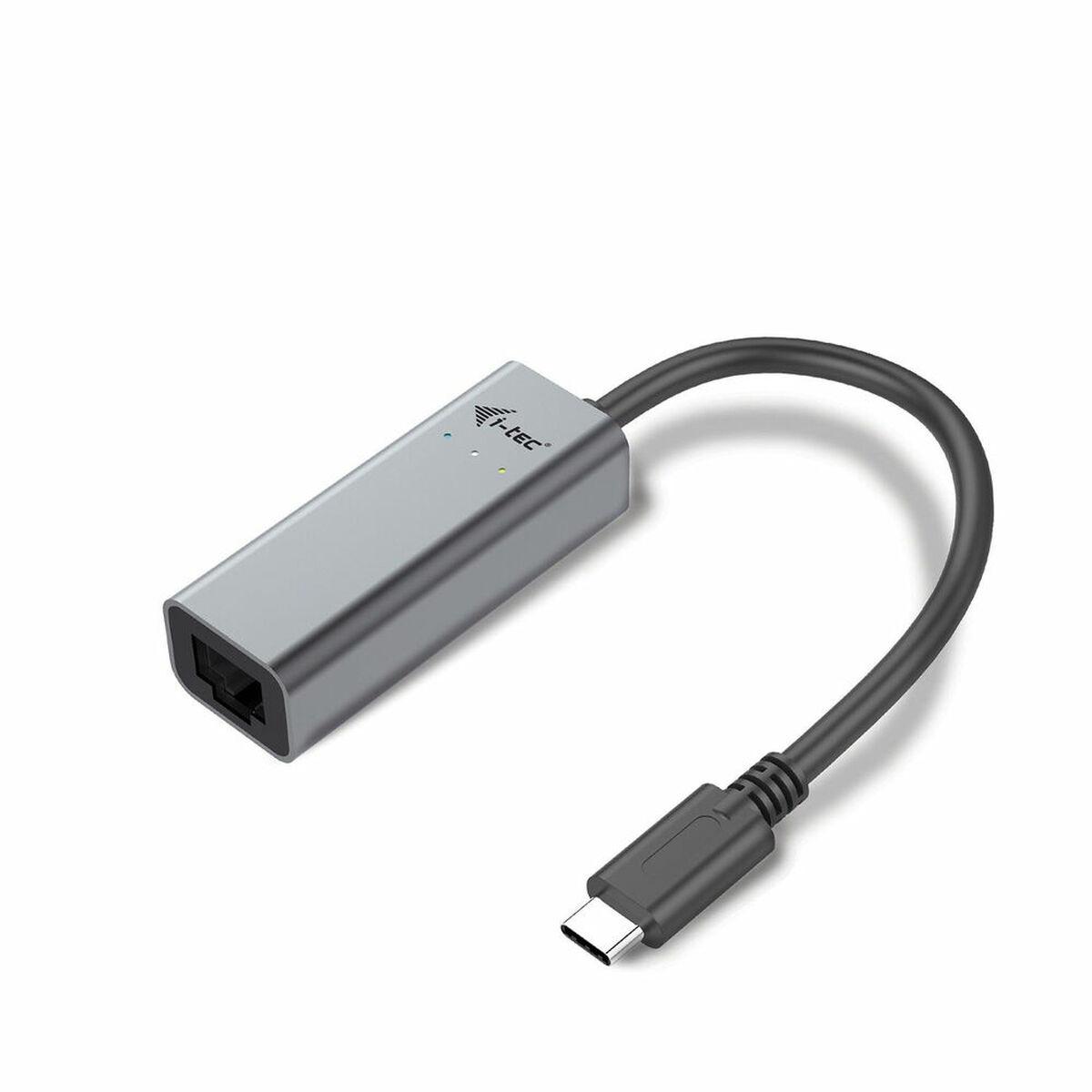 I-Tec USB-C til Gigabit Ethernet adapter C31METALGLAN - Grå billede