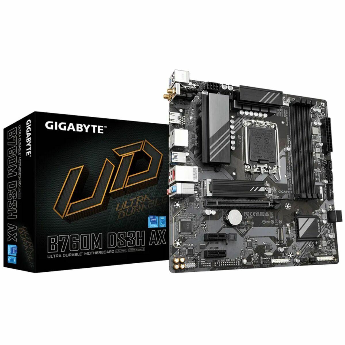 Gigabyte B760M DS3H AX - Intel B760, LGA 1700, mATX bundkort