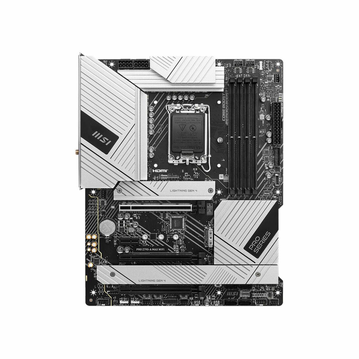 MSI PRO Z790-A MAX WIFI - Bundkort - LGA1700 sokkel - USB 3.2 Gen 1, USB 3.2 Gen 2 - onboard grafik (CPU påkrævet) - HD Audio