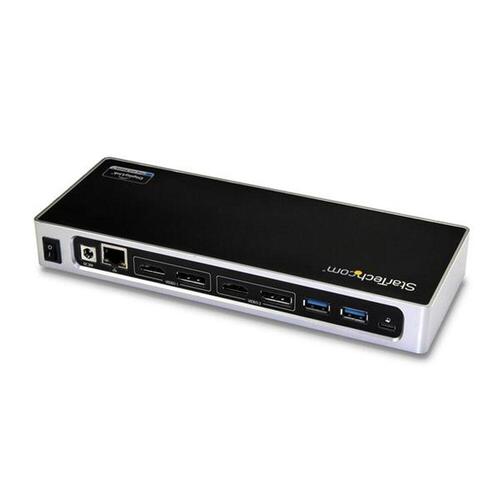 USB Hub Startech DK30A2DH Sort/Sølvfarvet Sølvfarvet 40 W