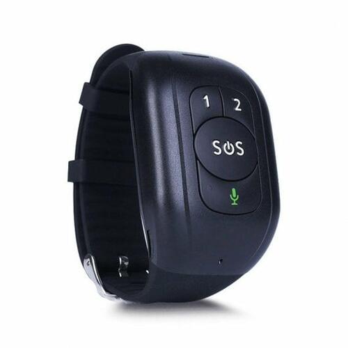 LEOTEC LESB01K smartwatch - sort smartband med 4G, GPS og SOS