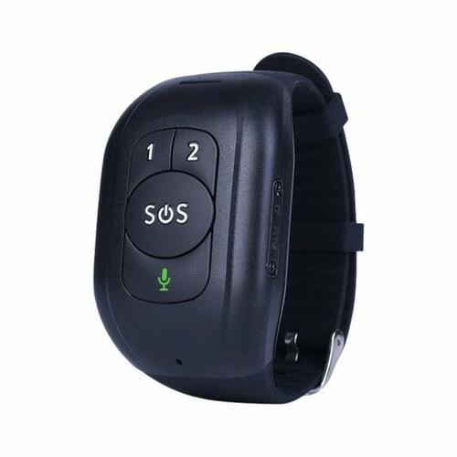 LEOTEC LESB01K smartwatch - sort smartband med 4G, GPS og SOS