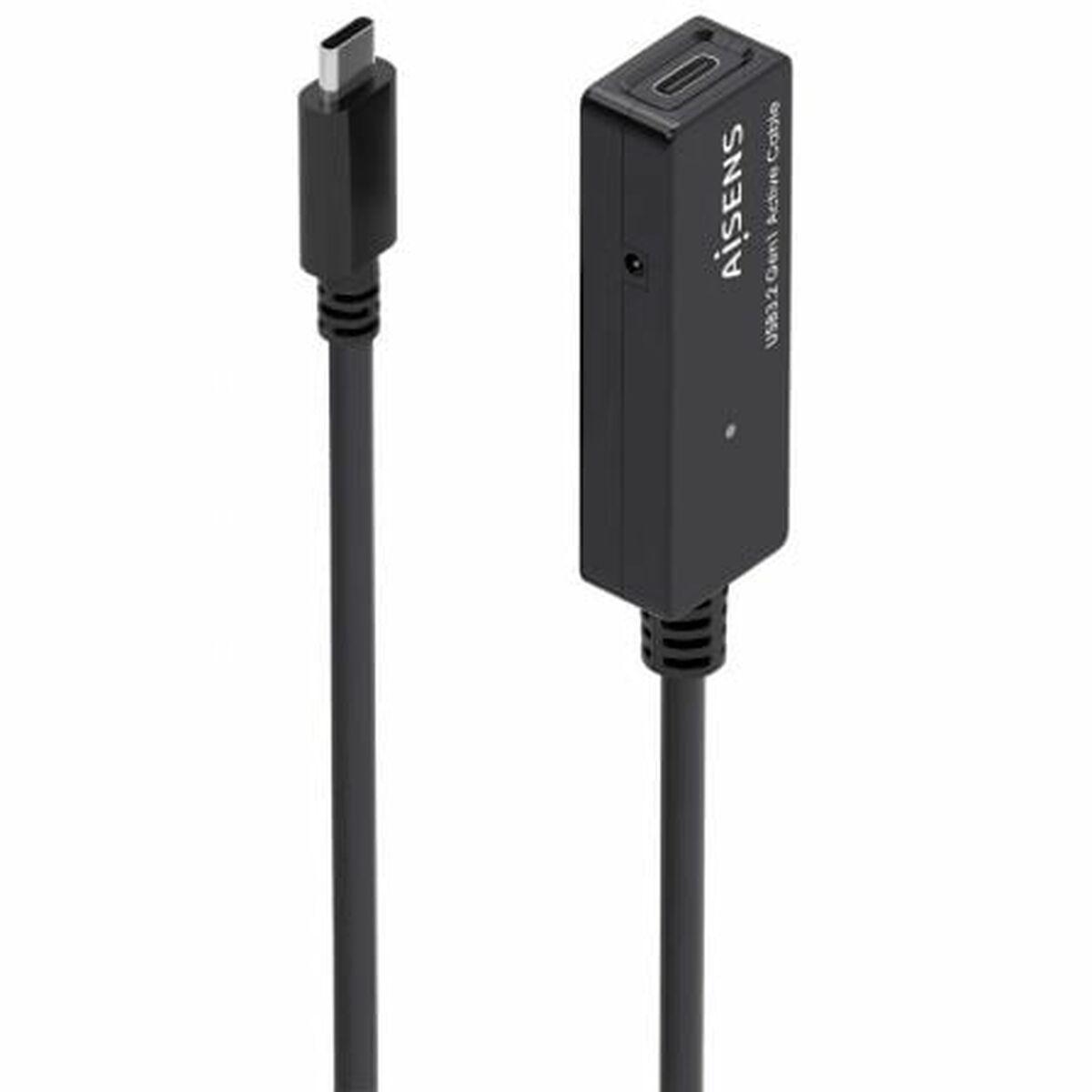 Aisens USB‑C forlængerkabel 5 m - Sort (A107-0869)