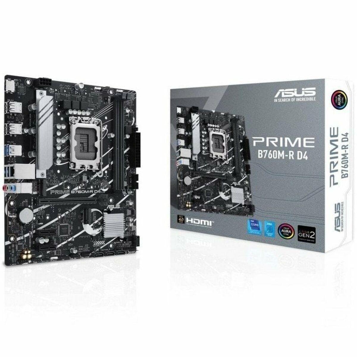 Bundkort Asus Prime B760M-R D4 LGA 1700 (MicroATX) billede
