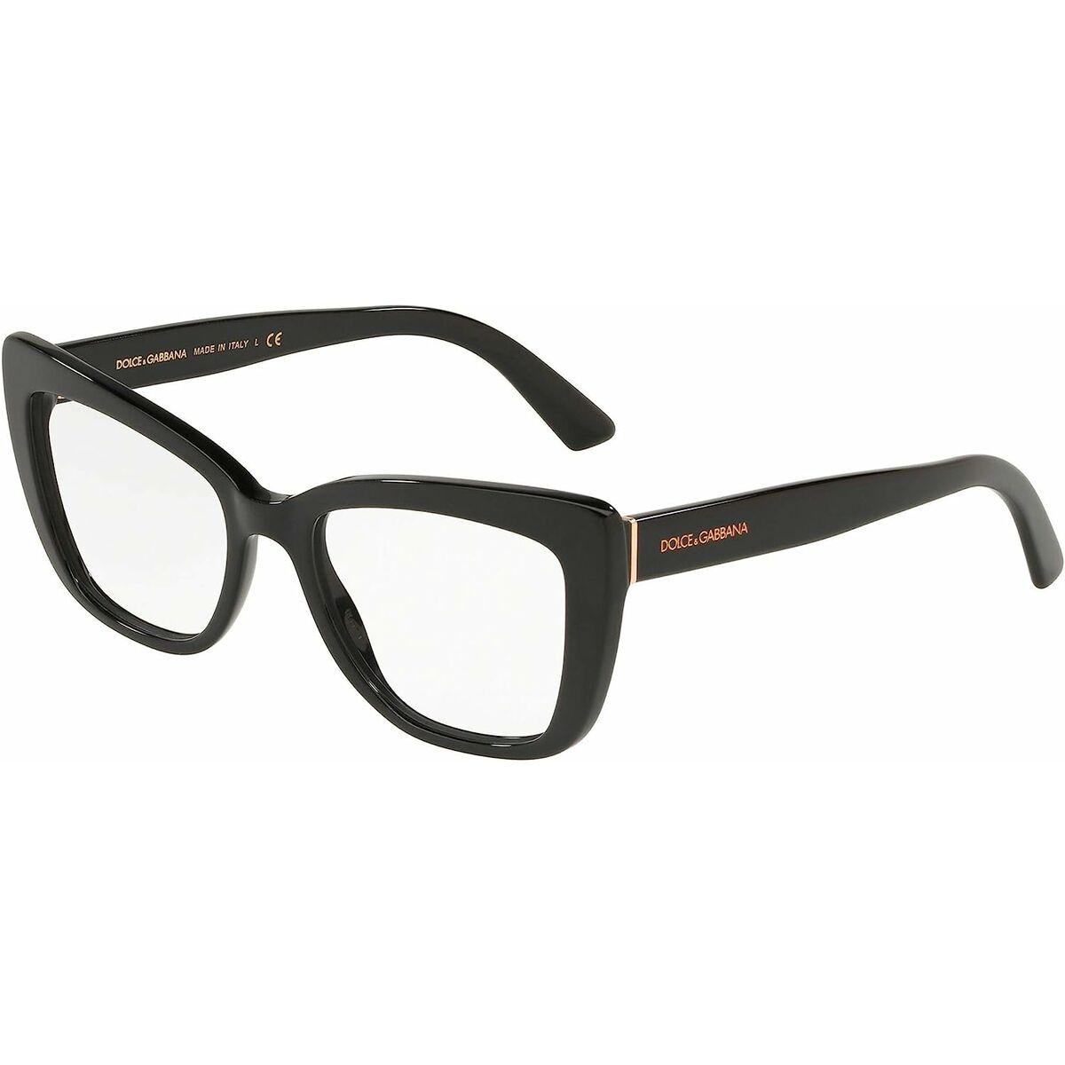 Brillestel Dolce & Gabbana DG3308 501 53 - sort acetat