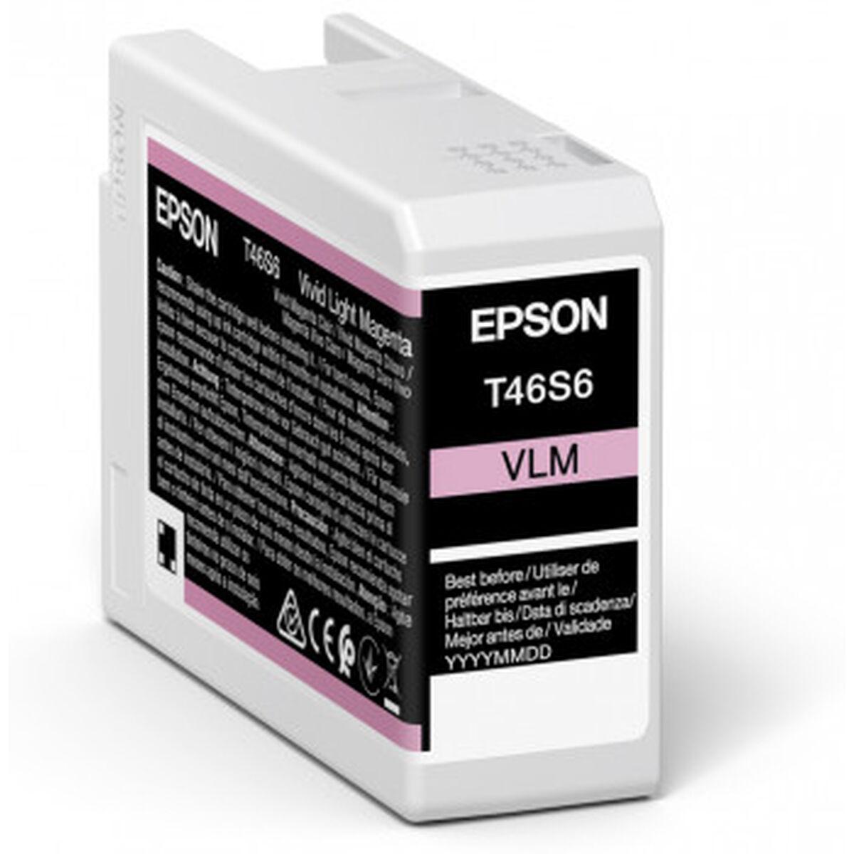 Blækpatron Epson T46S6 - Lys magenta (original) billede