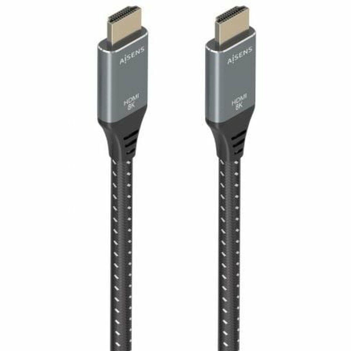 HDMI-kabel Aisens 8K 2.1 - 5 m (Sort/Grå)