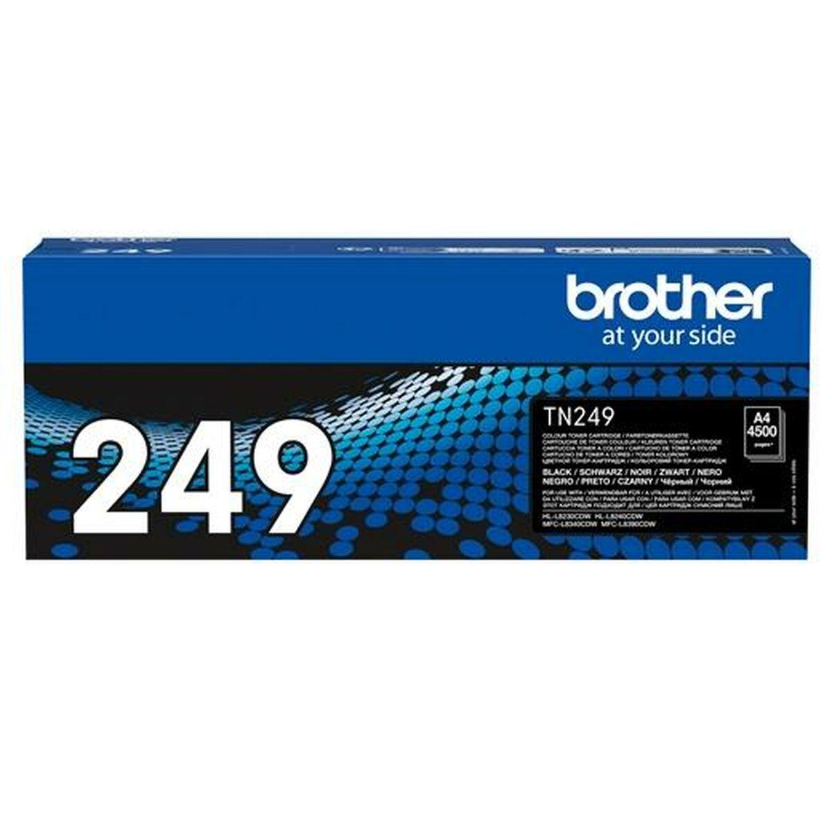 Brother TN249BK toner - sort, original (4.500 sider) billede