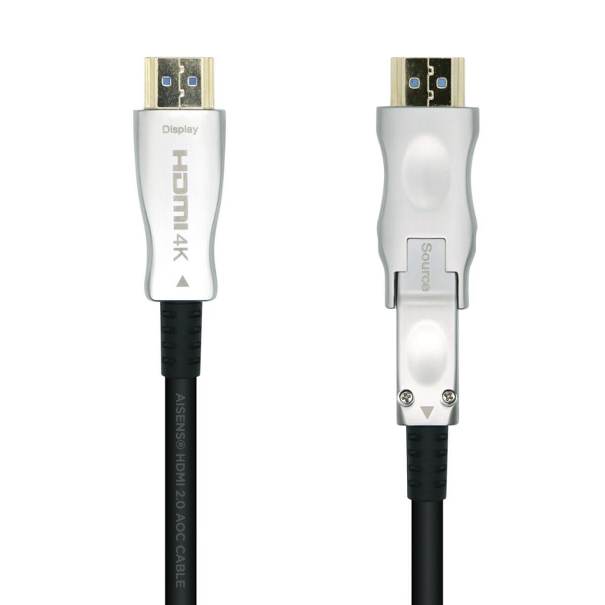 Aisens HDMI-kabel 2.0 - 15 m, sort (A148-0510)