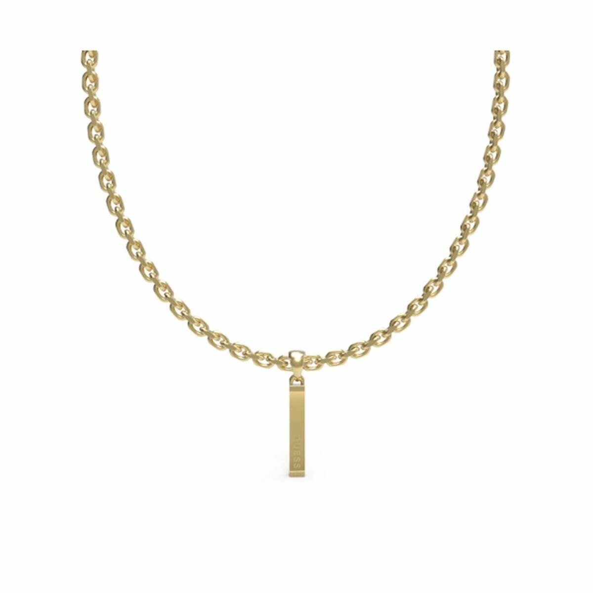 Guess halskæde til mænd - gylden rustfrit stål (JUXN03001JWYGT-U)