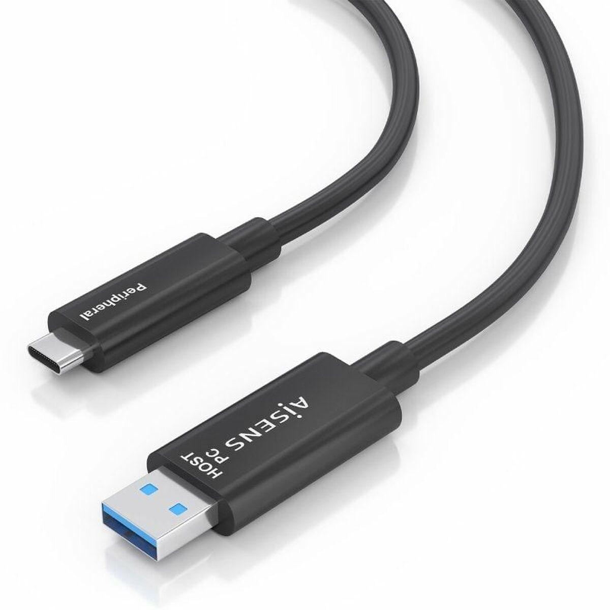 Aisens USB-kabel A til USB-C (A157-0927) - Sort