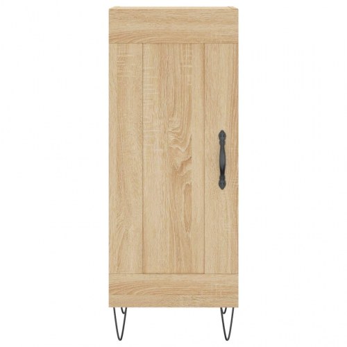 Skænk 34,5×34×90 cm i konstrueret træ - sonoma-eg