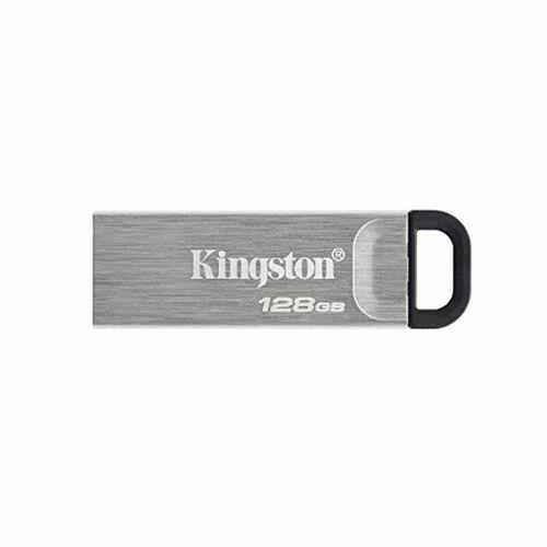 Kingston USB-stik 128 GB - DTKN/128GB, sølv