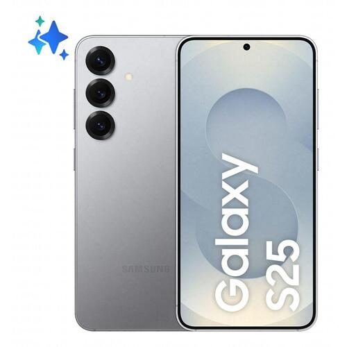 Samsung Galaxy S25 6,2" - 12 GB RAM, 128 GB - Sølvfarvet