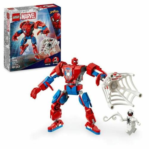 LEGO Marvel - Spider-Man Mech, 107 dele (byggelegetøj)