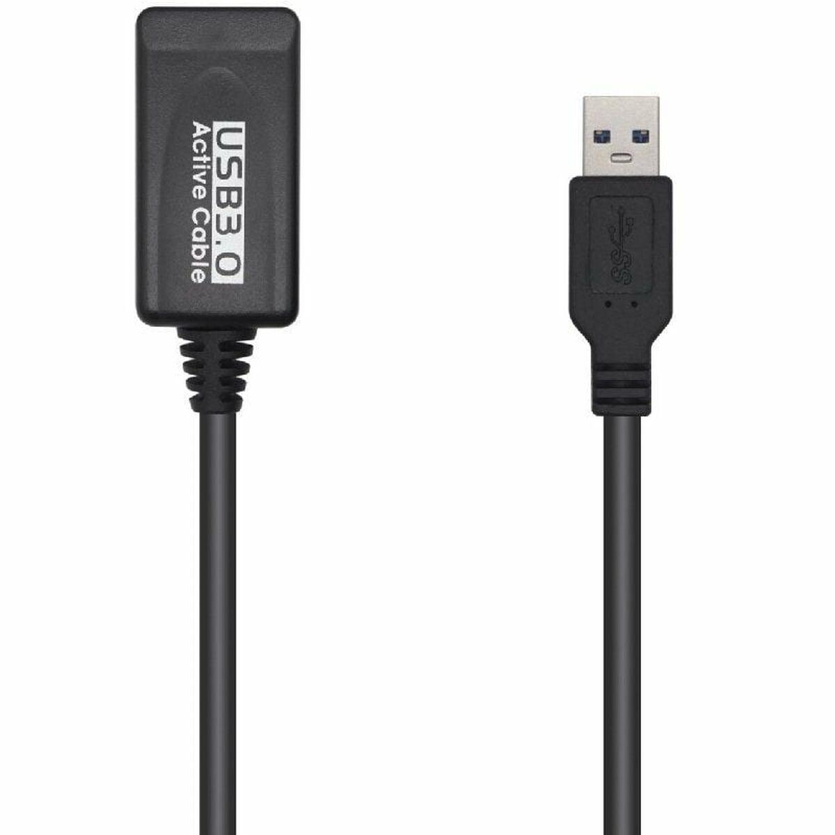 Aisens USB forlængerkabel A105-0525 - USB-A 2.0, 5 m, sort
