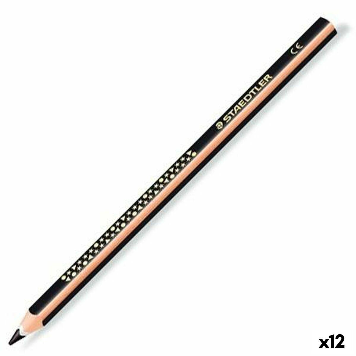 Staedtler Jumbo Noris farveblyanter - sort, 12 stk.