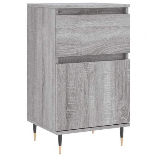 Skænk 40 x 35 x 70 cm i konstrueret træ - grå sonoma-eg