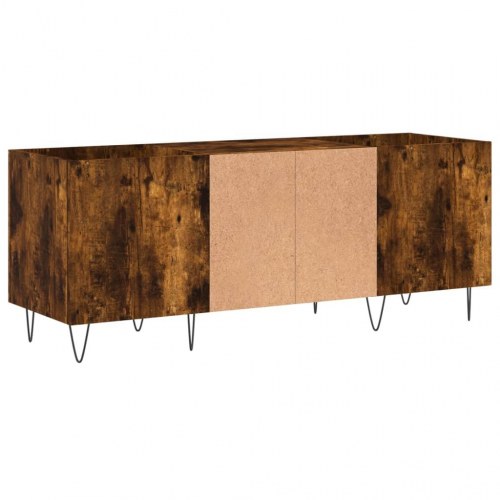 Vinylskab 121×38×48 cm i konstrueret træ - røget egetræsfarve