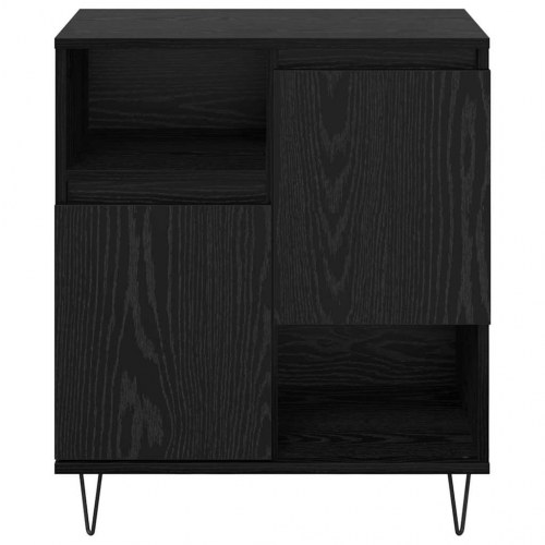 Skænk 2 stk. sort eg 60 x 35 x 70 cm