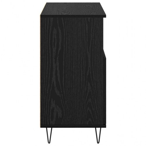 Skænk 3 stk. sort eg 60 x 35 x 70 cm