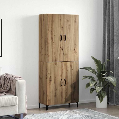 Højskab i Artisan egetræ 69,5 x 34 x 180 cm