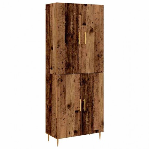 Highboard i gammelt træ 69,5 x 34 x 180 cm