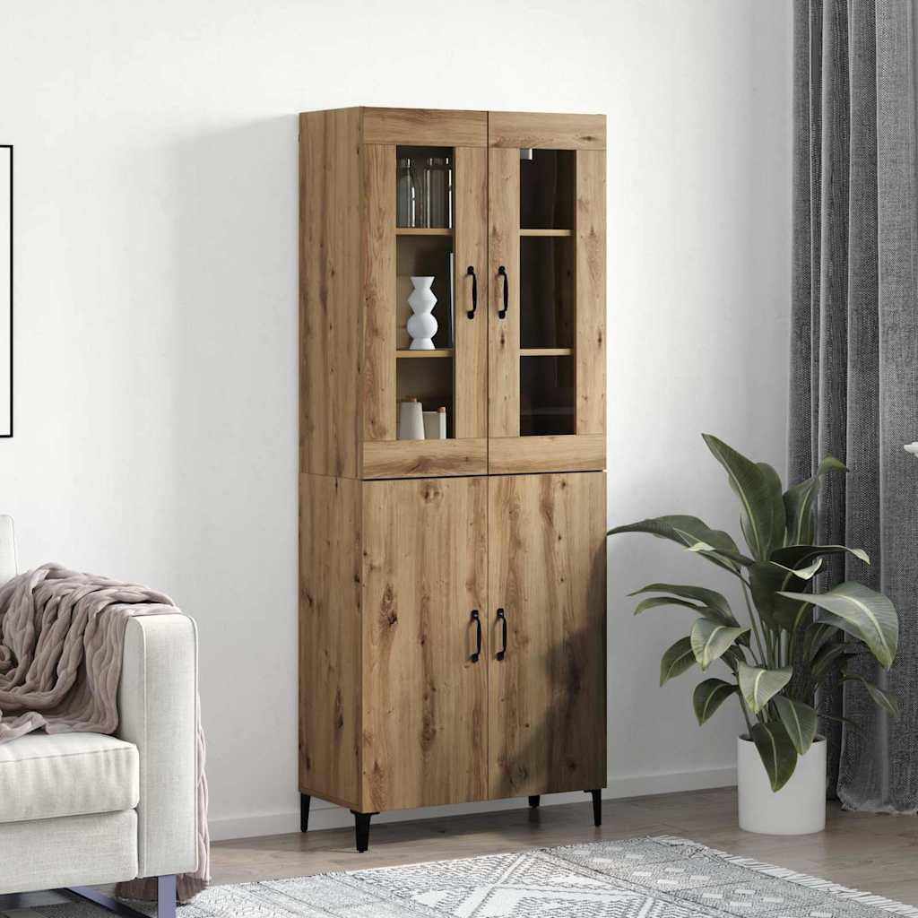Highboard 2 stk artisan eg 69,5 x 34 x 180 cm Konstrueret træ