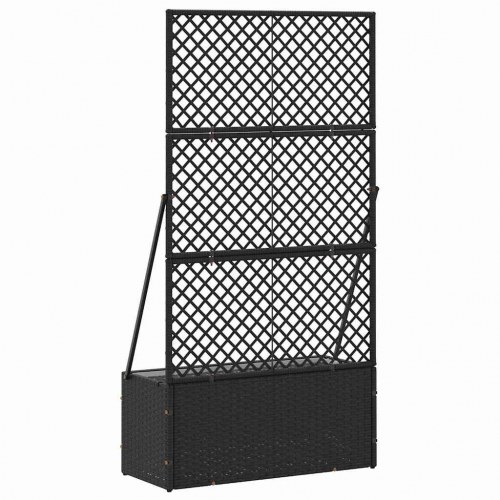 Plantekasse Sort 70 x 30 x 135 cm Metal