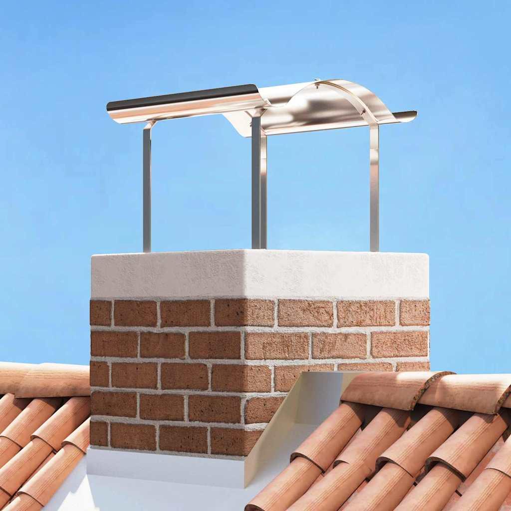 Skorsten hætte Sølv 59.5 x 50 x 36.5 cm Rustfrit stål