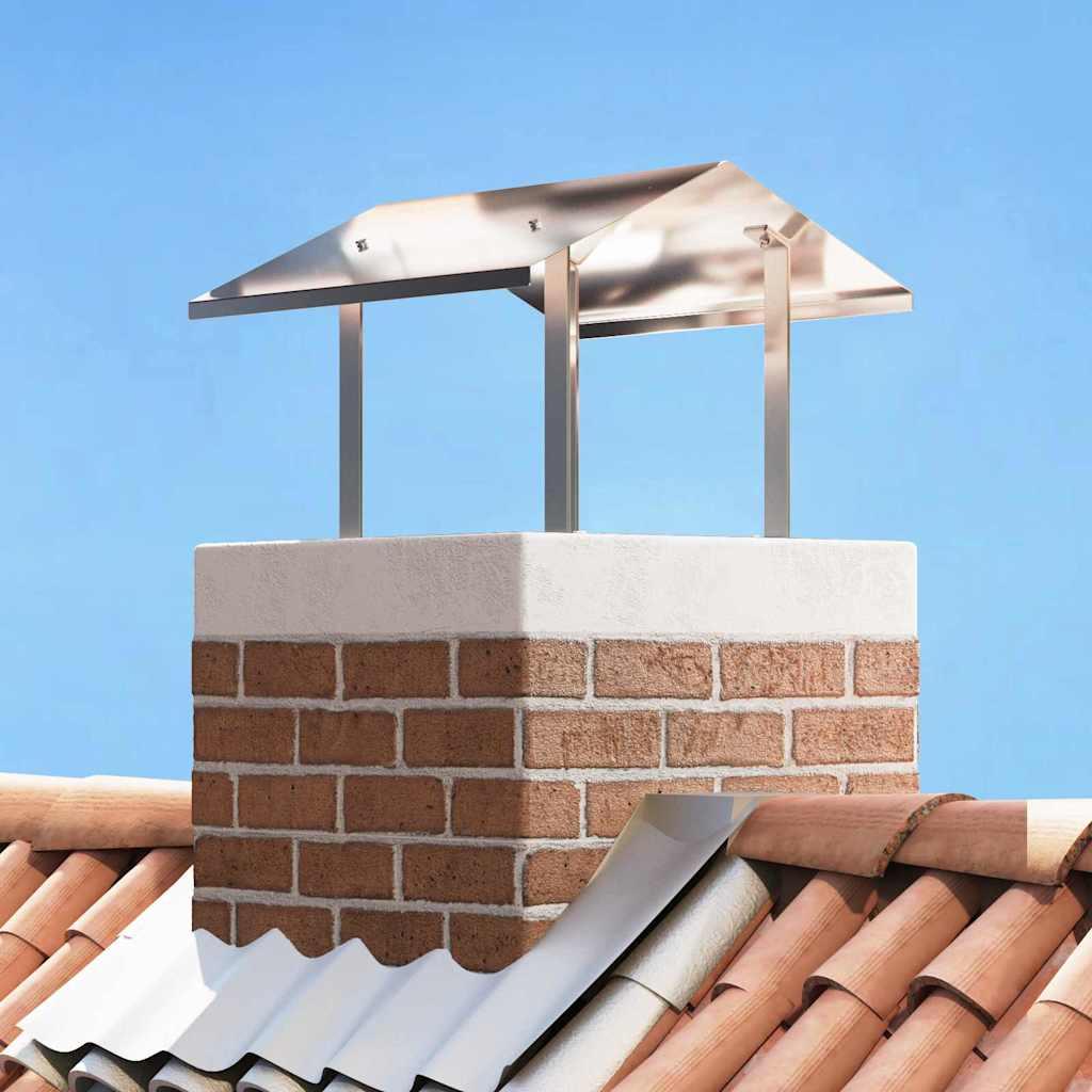 Skorstenen hætte Sølv 50 x 60 x 37 cm Rustfrit stål