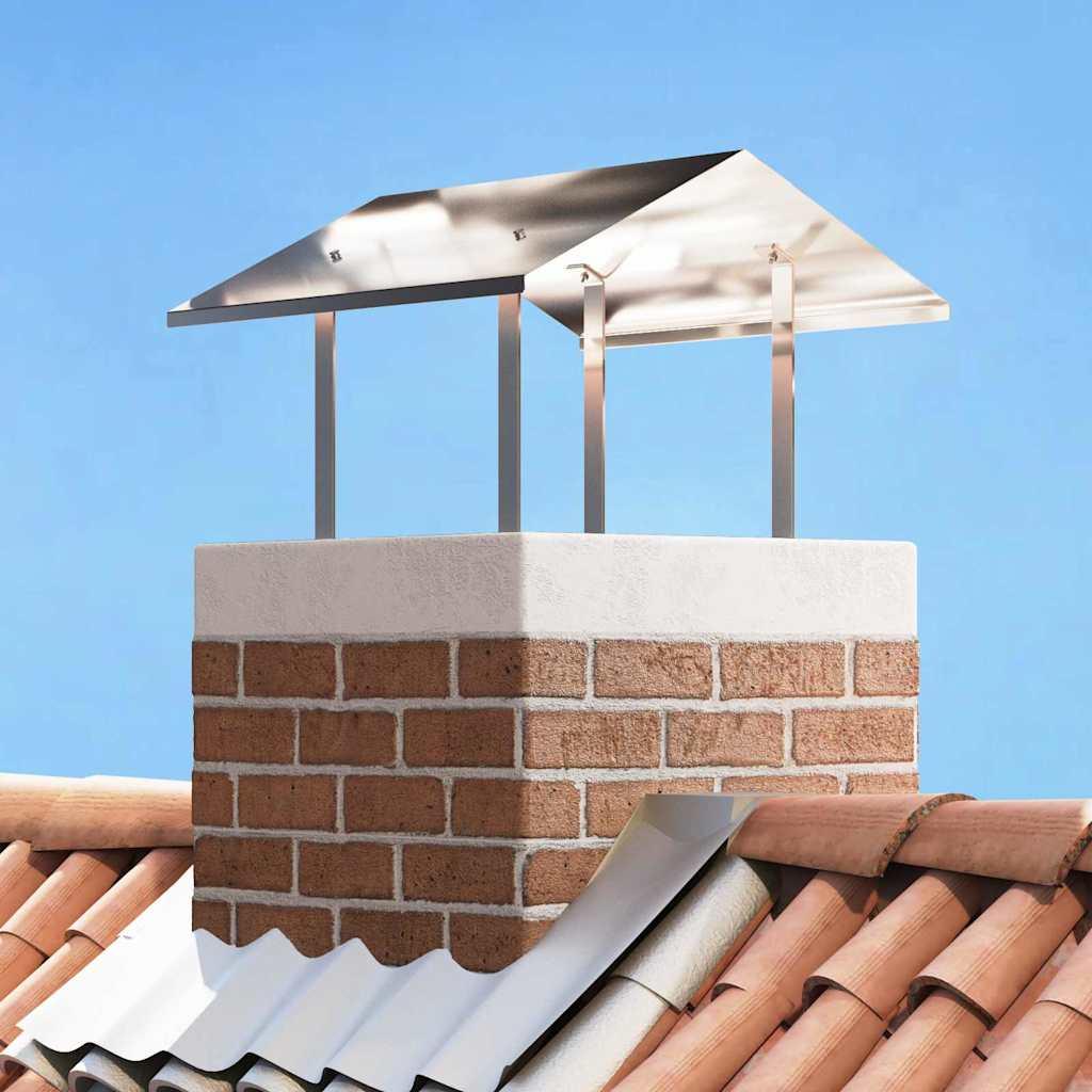 Skorstenen hætte Sølv 60 x 60 x 38 cm Rustfrit stål