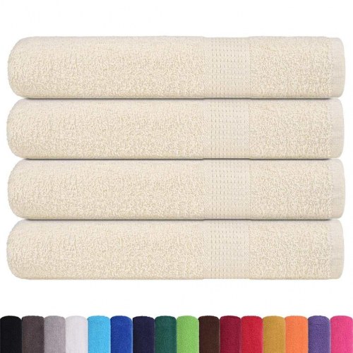 Håndklæder FROGN - 4 stk. creme, 100×200 cm, 360 g/m²