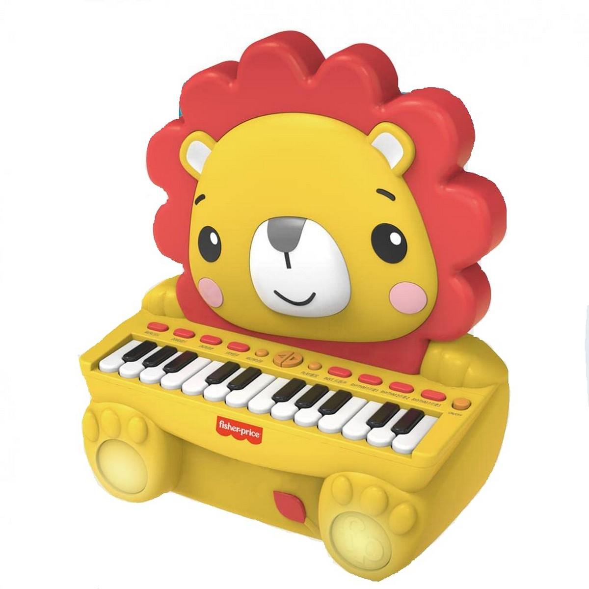 Legetøjsklaver Fisher-Price elektrisk piano - Løve