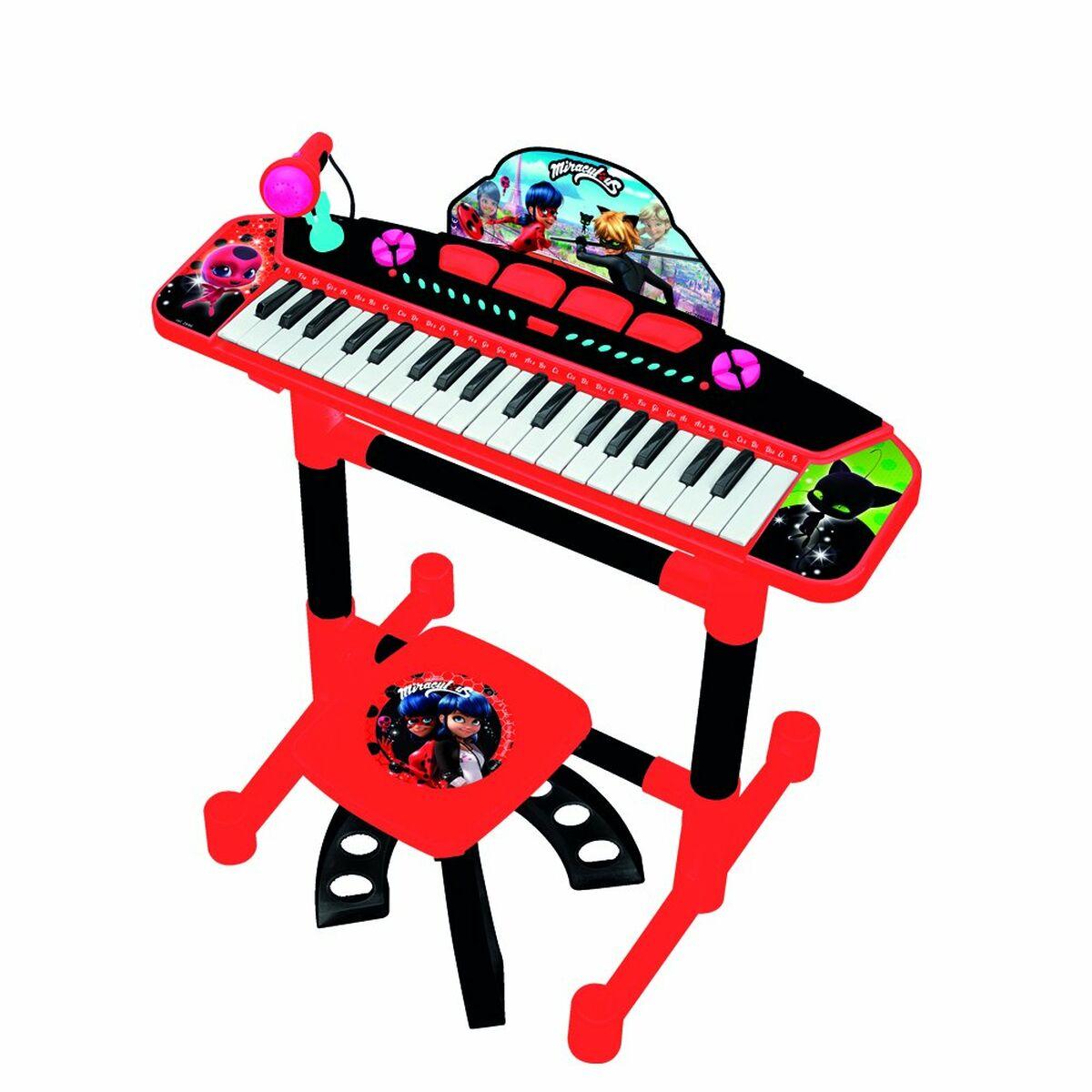 Legetøjsklaver Lady Bug - Elektrisk piano, rød