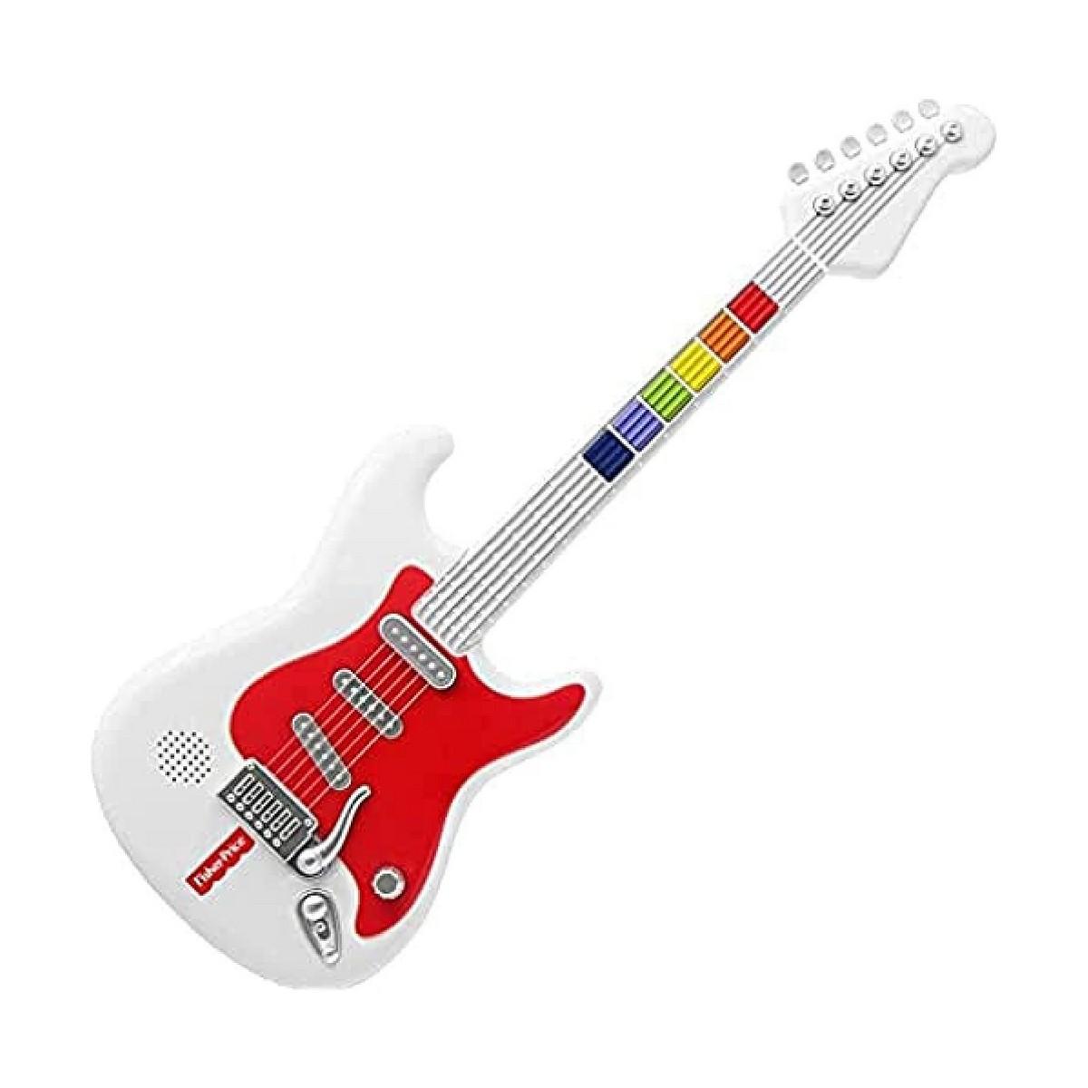 Legetøjsguitar Fisher-Price - rød børneguitar med lyd
