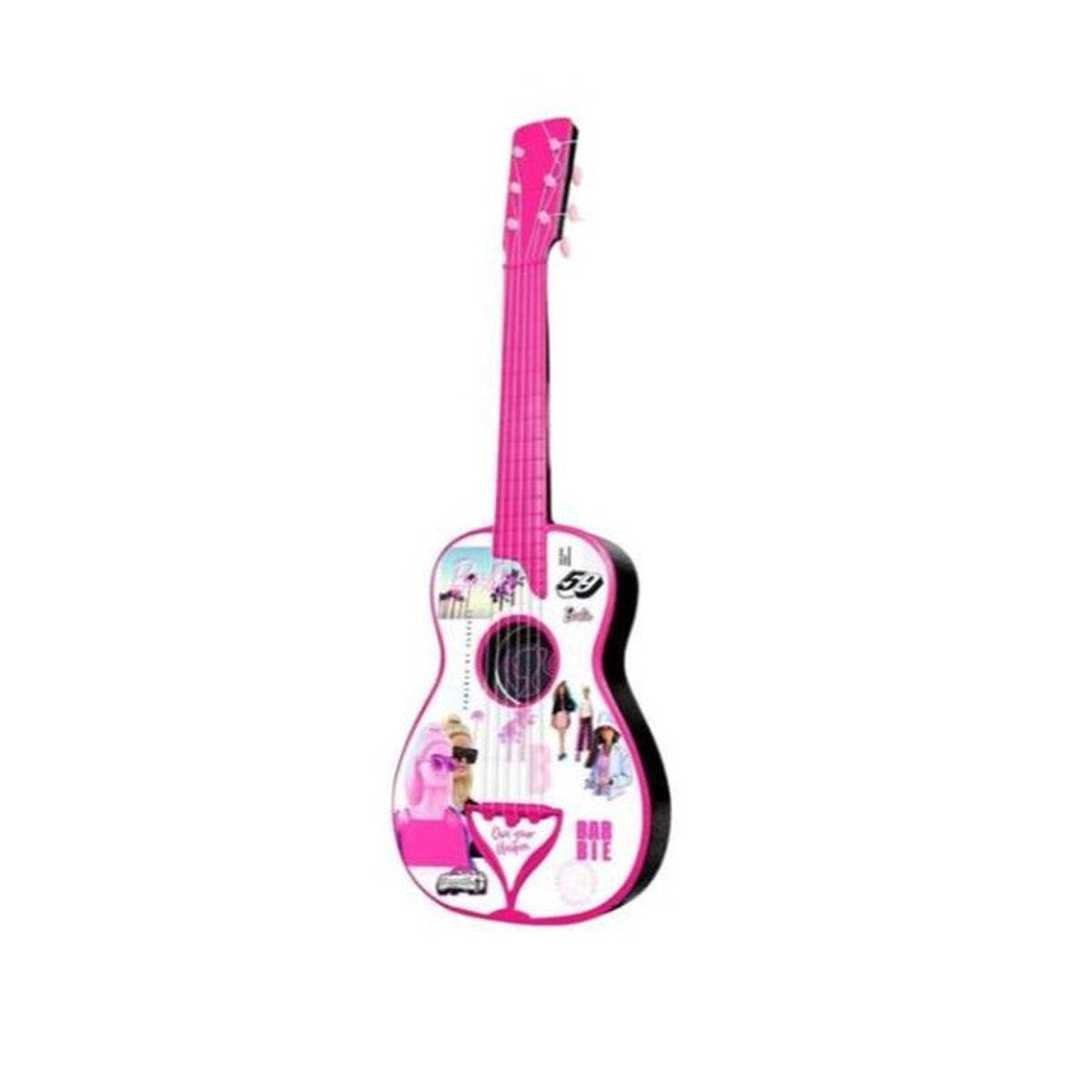 Legetøjsguitar Reig Barbie - pink børneguitar billede