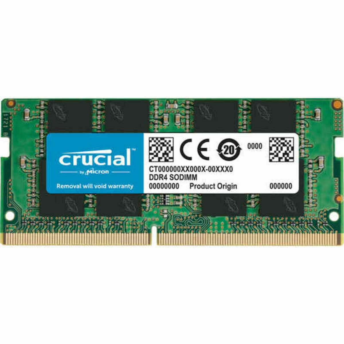 Crucial DDR4  16GB 3200MHz CL22  Ikke-ECC SO-DIMM  260-PIN