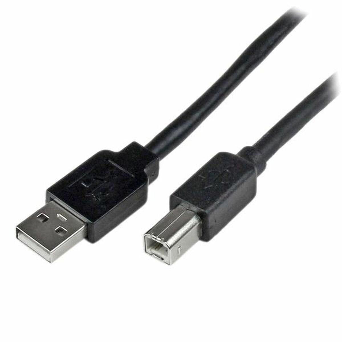 Startech USB A til USB B-kabel USB2HAB65AC - Sort