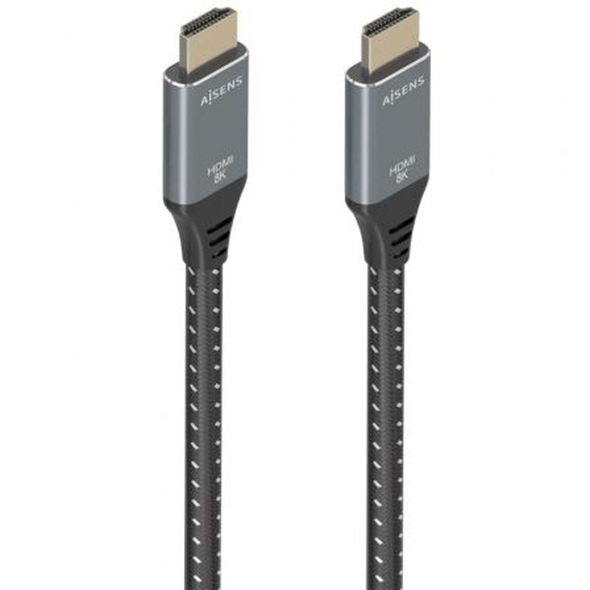 HDMI-kabel 2.1 Aisens A150-0877 7 m - Sort/Grå