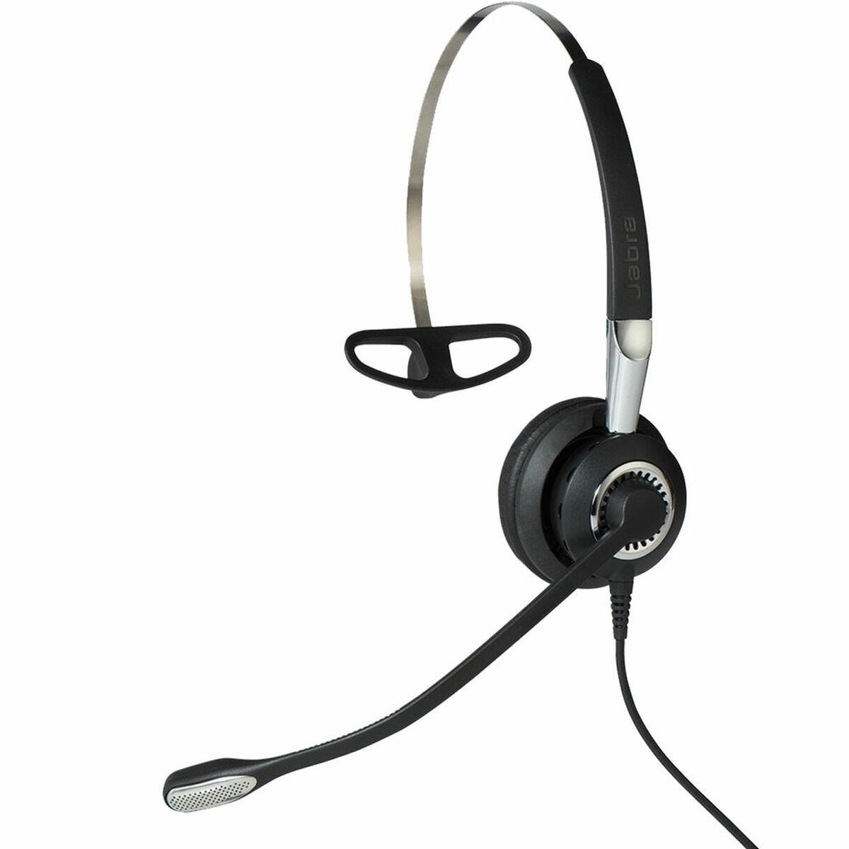 Jabra 2406-820-204 headset med mikrofon - mono, sølv/sort billede