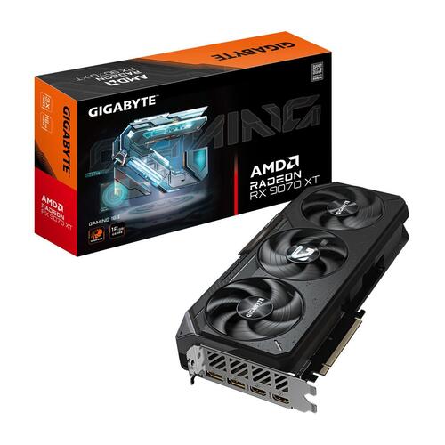 Gigabyte Radeon RX 9070 XT Gaming OC 16 GB GDDR6 grafikkort (GV-R9070XTGAMING-16GD)